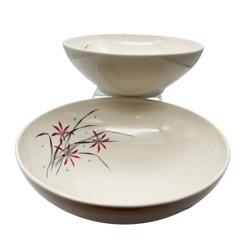 Syracuse China Carefree Flame Lily 9